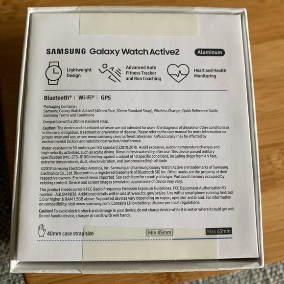 Samsung Active 2 Smartwatch 40mm - Picture 2 of 2